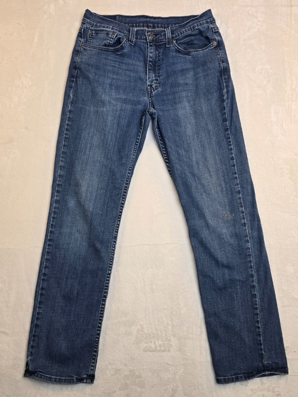 Levi's 514 Mens 33x32 Straight Fit Dark Wash Denim Jeans